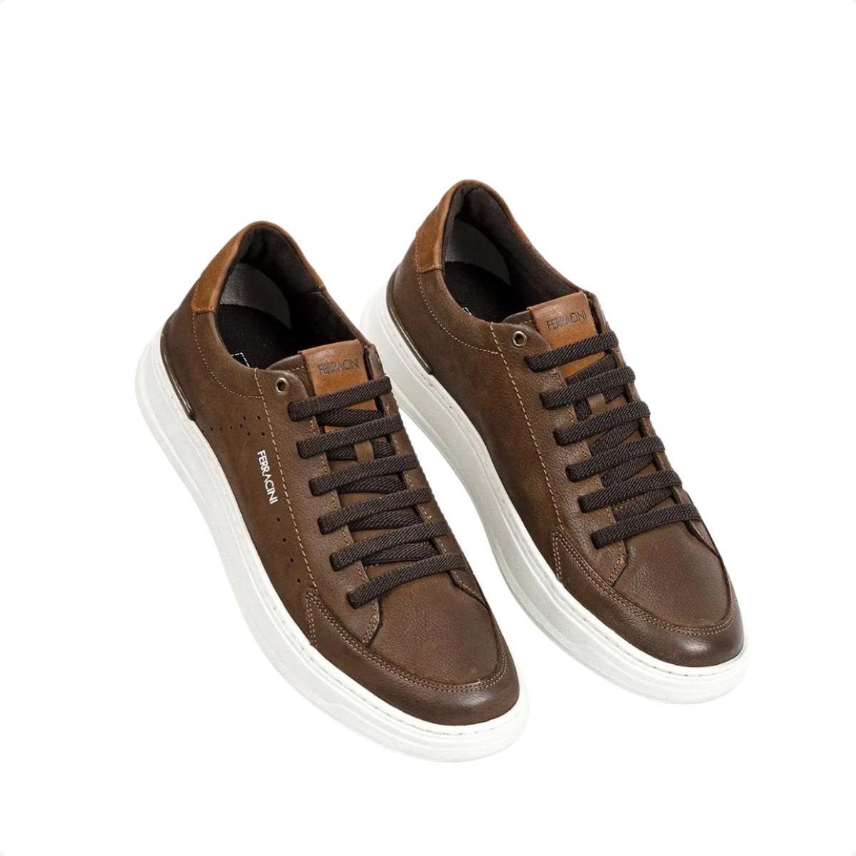 Sapatênis Masculina Ferracini Gold Marrom Marrom 2