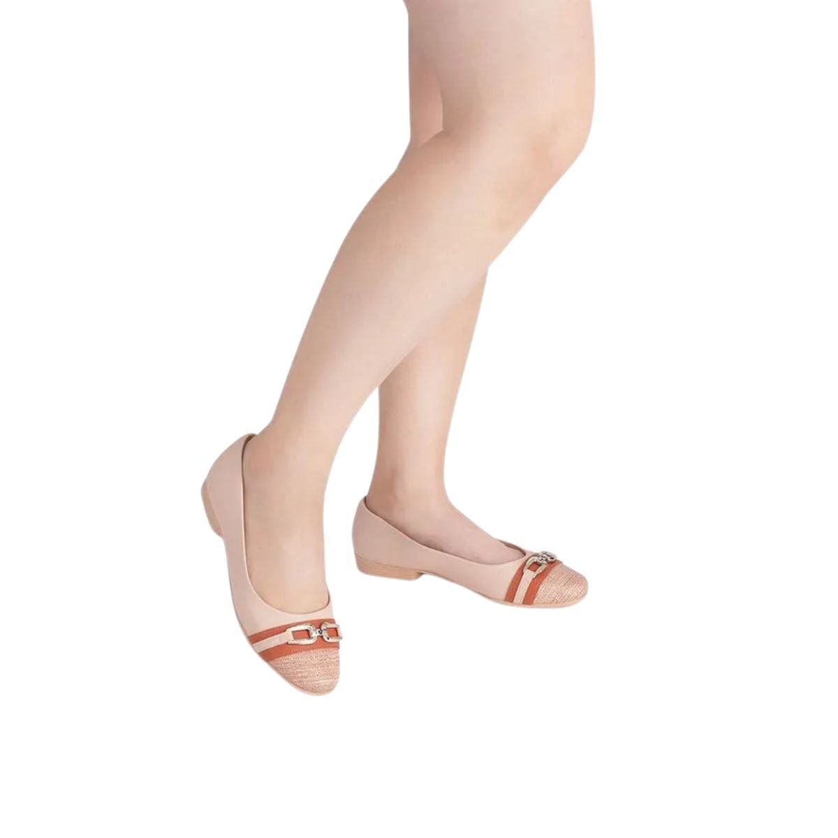 Sapatilha Feminino Bico Quadrado Raquel Piccadilly Nude Rosa 4