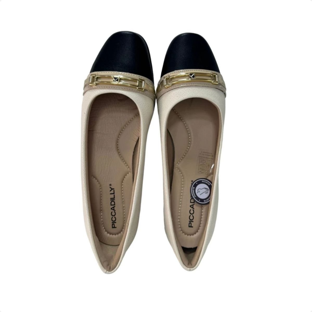 Sapato Feminino Anabela Piccadilly Branco Branco 3