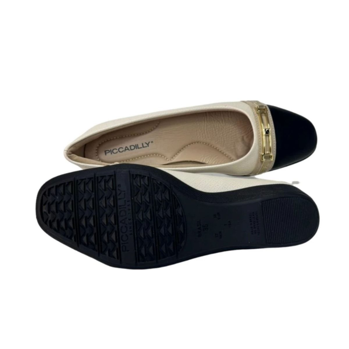 Sapato Feminino Anabela Piccadilly Branco Branco 4