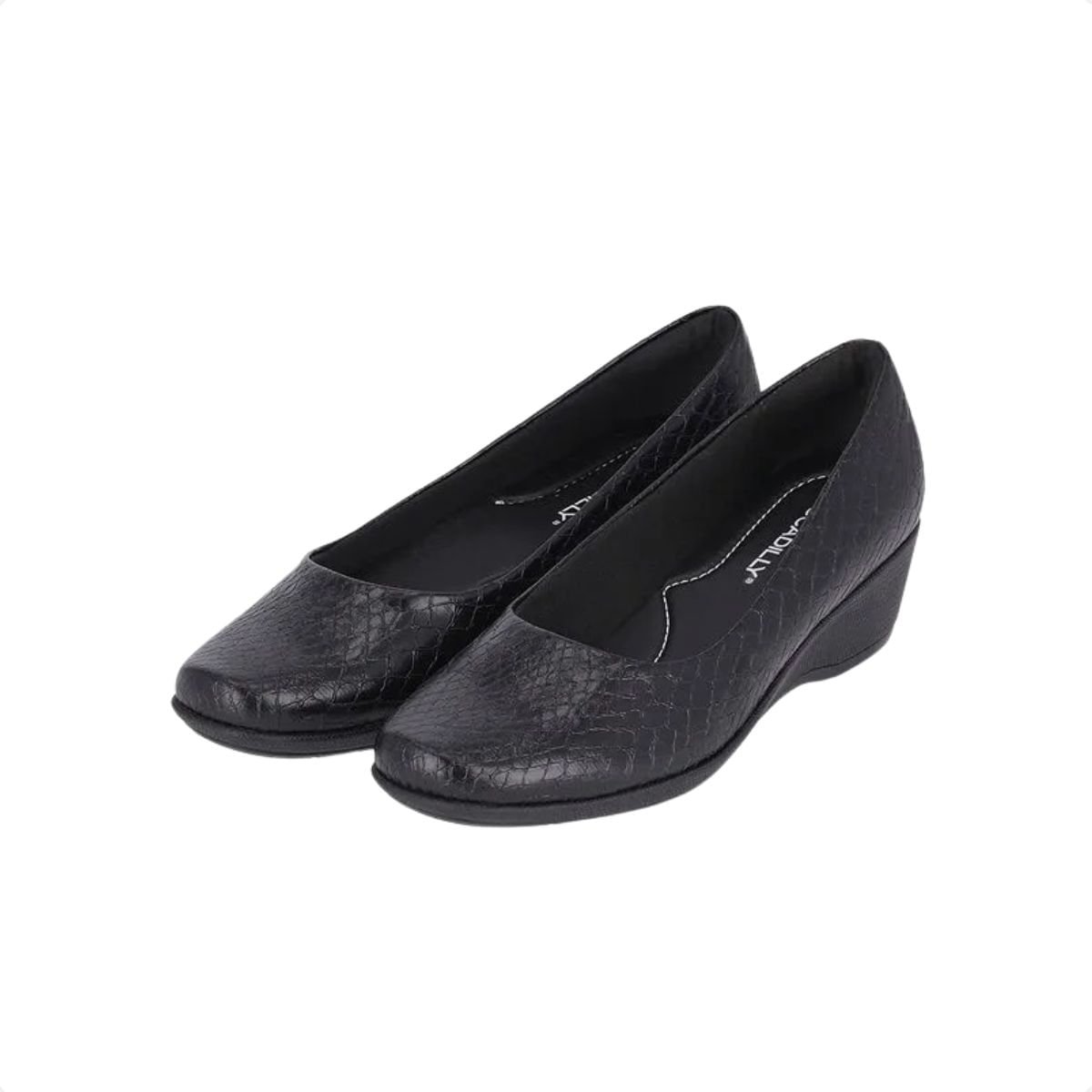 Sapato Feminino Anabela Ivone Piccadilly Preto Preto 3