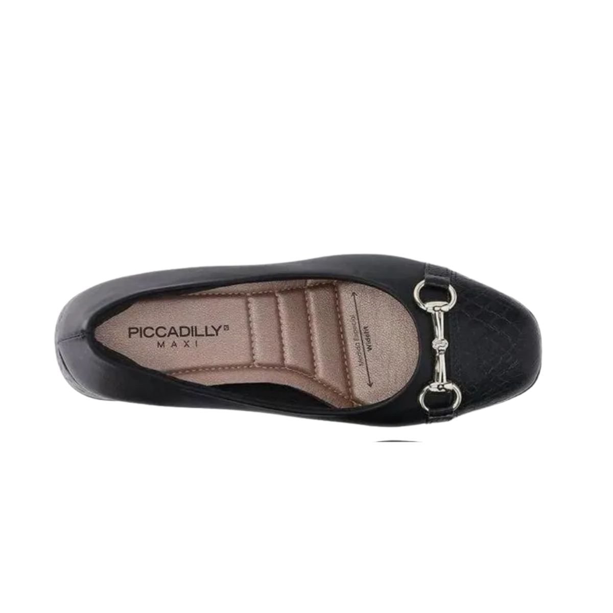 Sapato Feminino Salto Médio Grosso Piccadilly Preto Preto 5