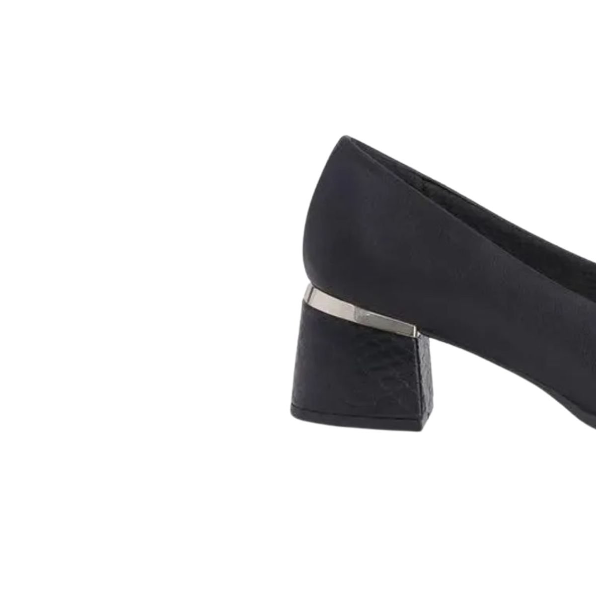 Sapato Feminino Salto Médio Grosso Piccadilly Preto Preto 7