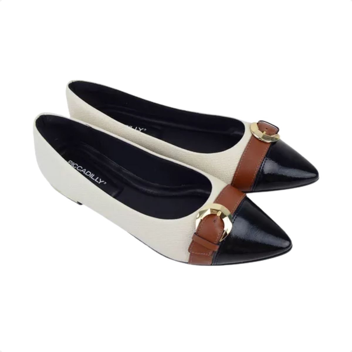 Sapatilha Fem Bico Fino Piccadilly  274107-8 Branco 2
