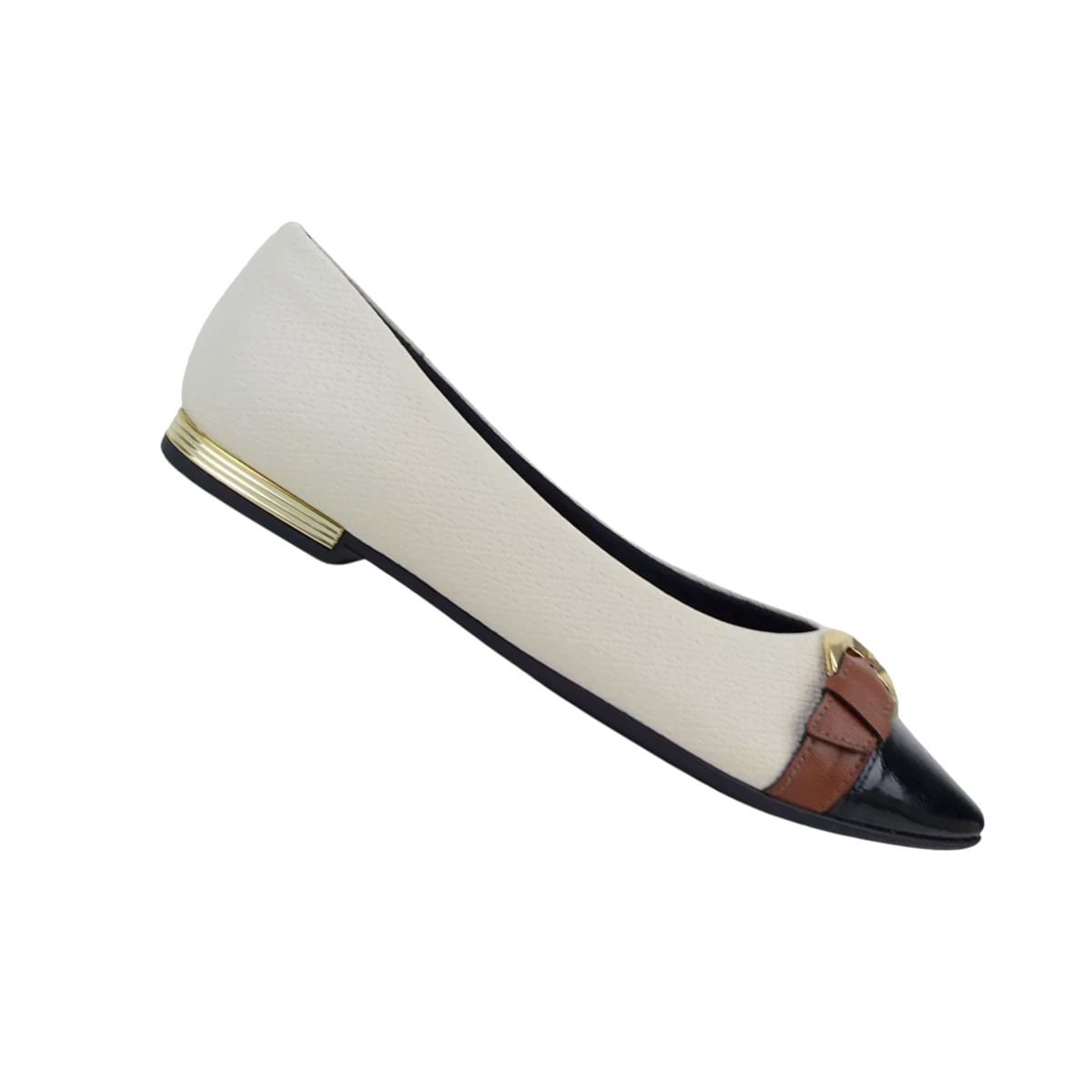 Sapatilha Fem Bico Fino Piccadilly  274107-8 Branco 7