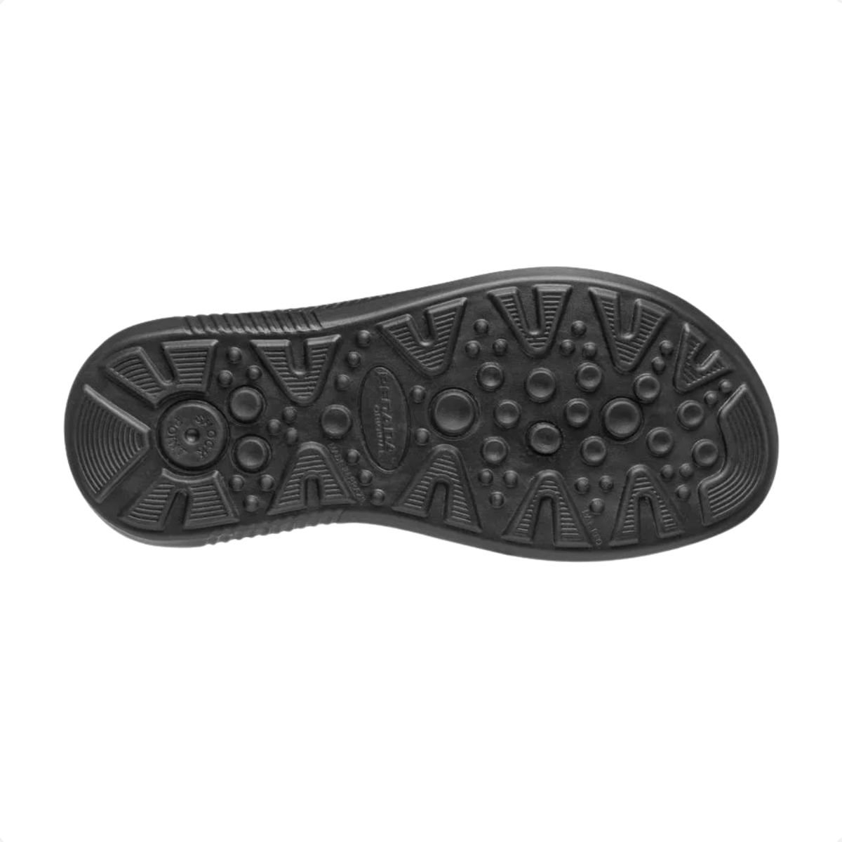 Pantufa Slip Masculina Aberto Pegada Preta Preto 3
