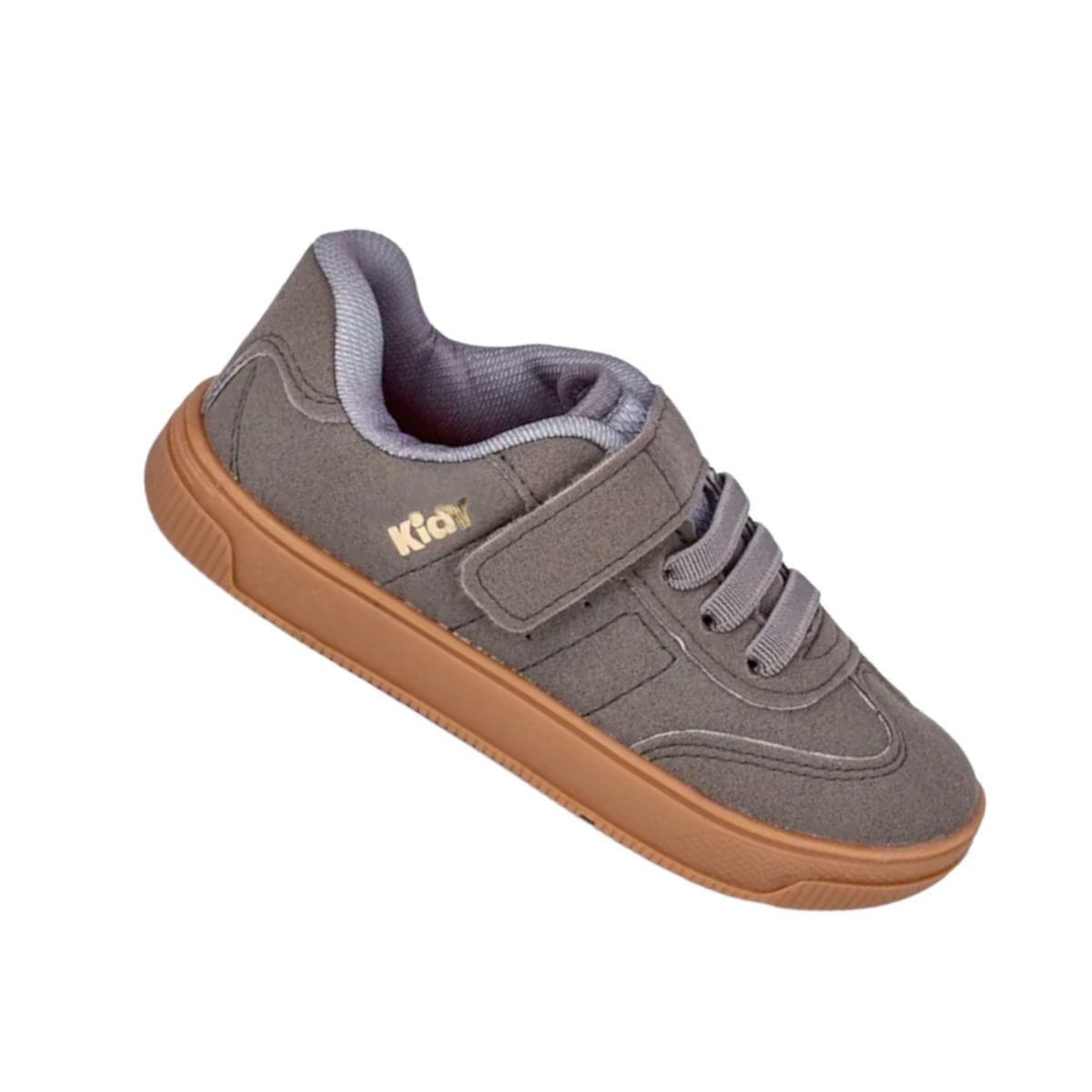 Tênis Casual Infantil Kidy Astral Chumbo Cinza 6