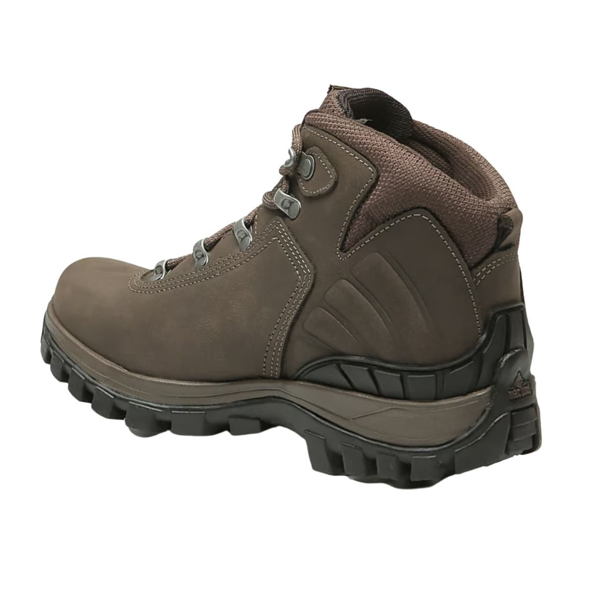 Coturno Adventure Feminino Cano Alto Mac Boot Acari 18 Cinza Marrom 5