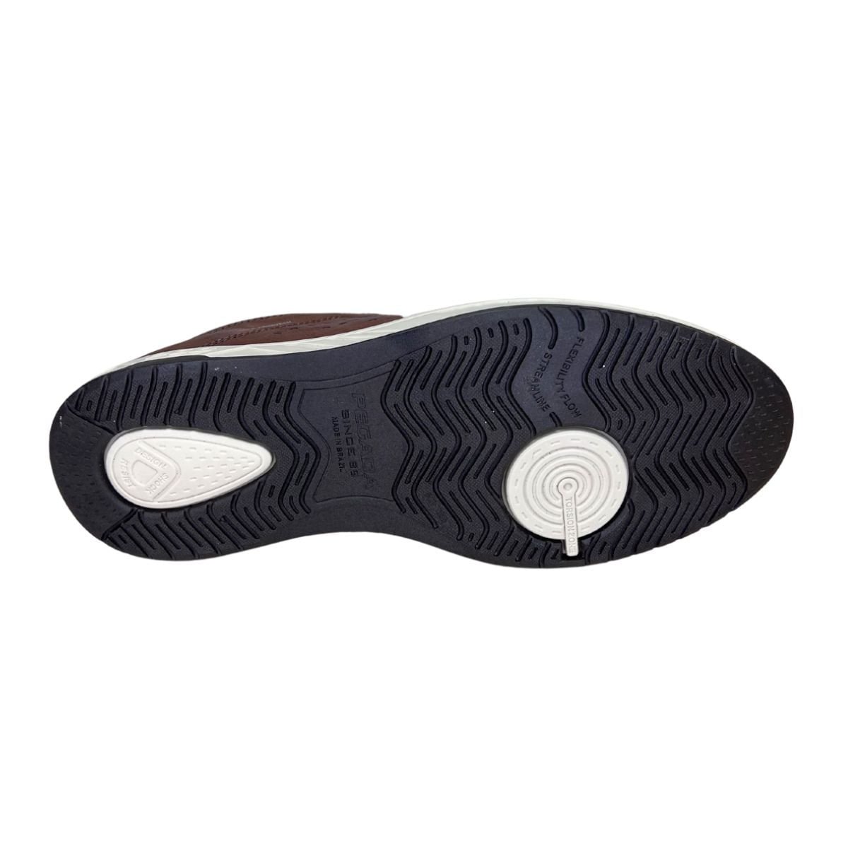 Sapatênis Masculino Pegada Em Microfibra Marrom Marrom 4