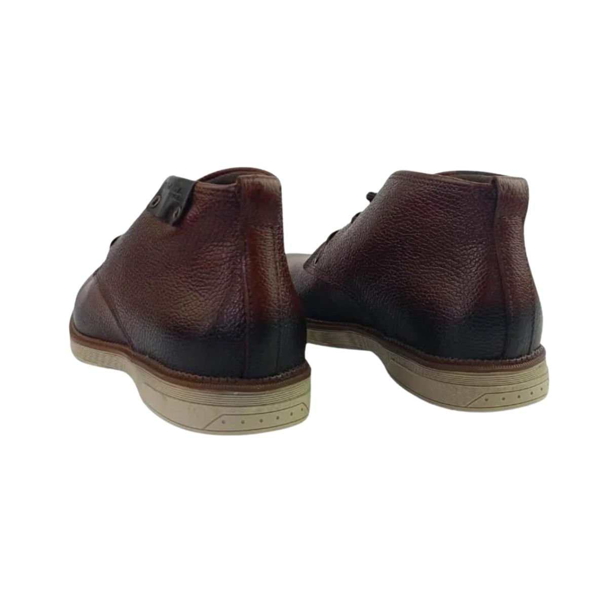 Bota Masculina Social Pegada Dubai Pull Up Marrom Pinhão 5