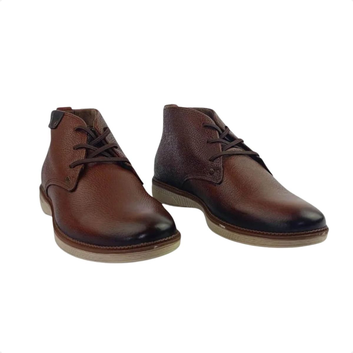 Bota Masculina Social Pegada Dubai Pull Up Marrom Marrom 2