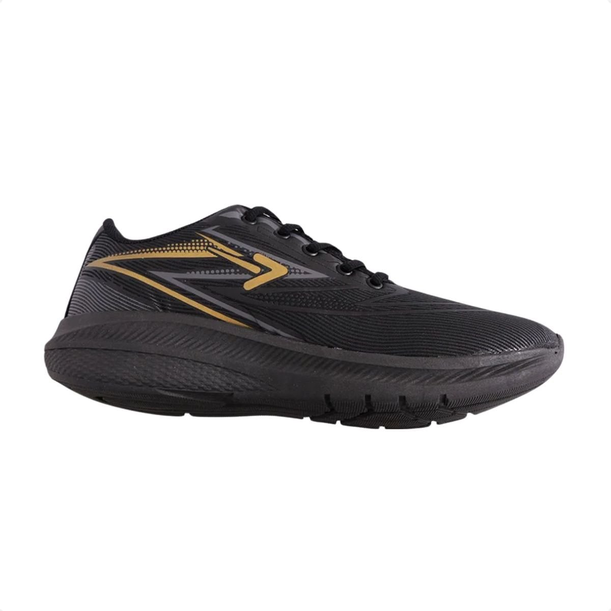 Tenis Running Masculino Caminhada Box 200 Preto
