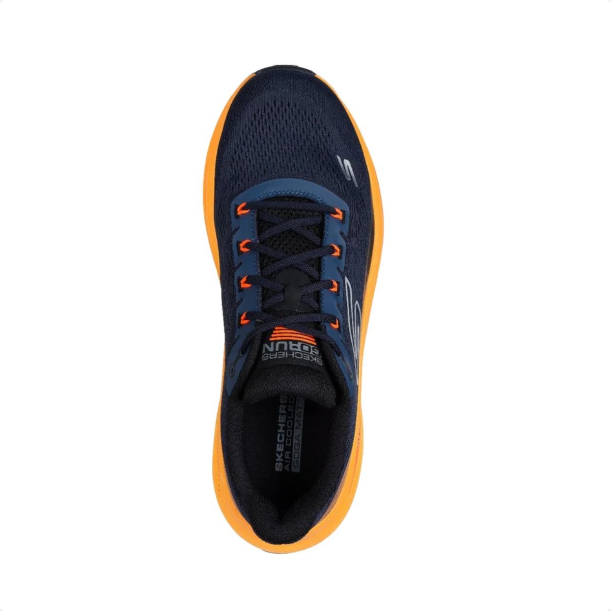 Tênis Running Masculino Skechers Max Cushioning Propulsion Marinho Marinho/Laranja 3