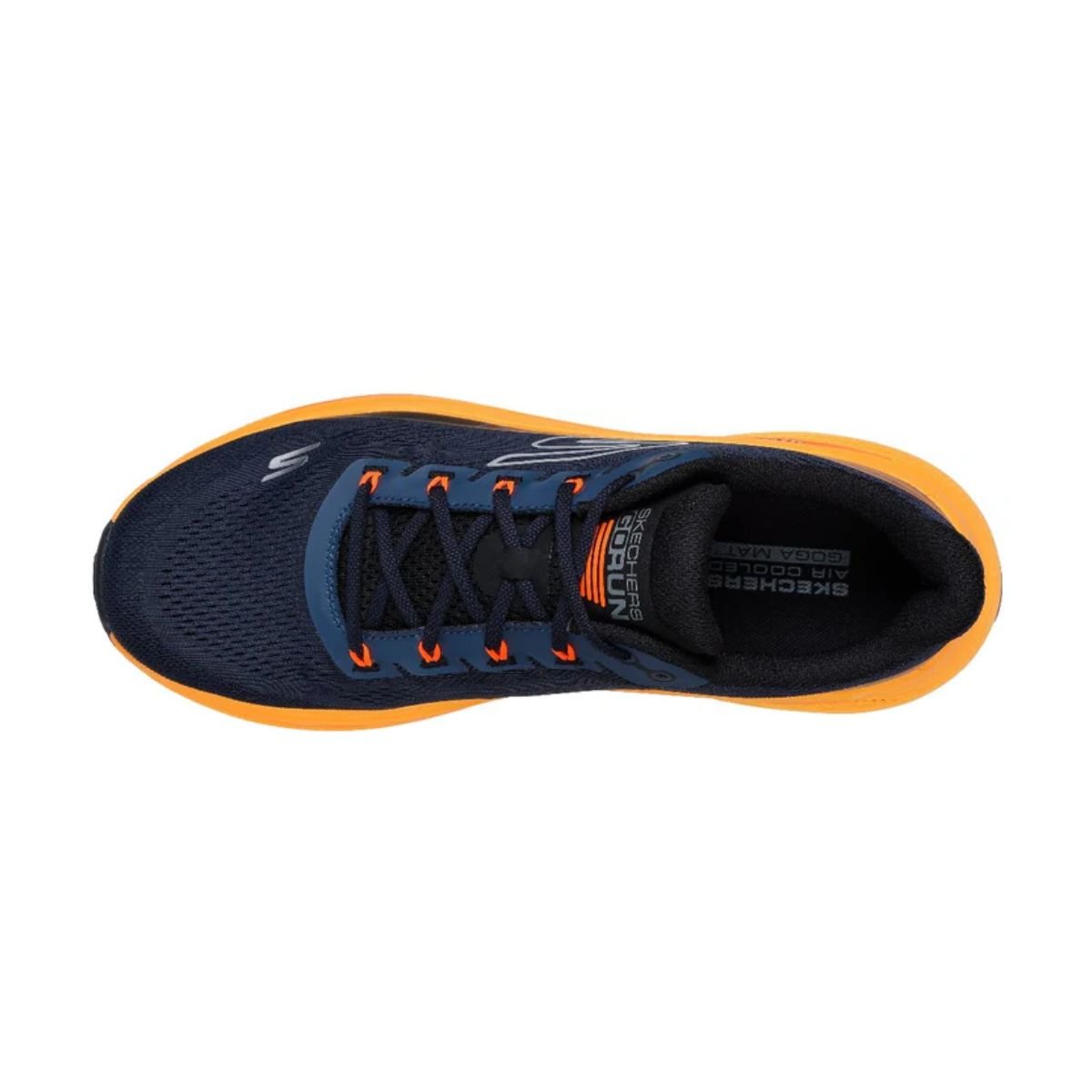 Tênis Running Masculino Skechers Max Cushioning Propulsion Marinho Marinho/Laranja 6