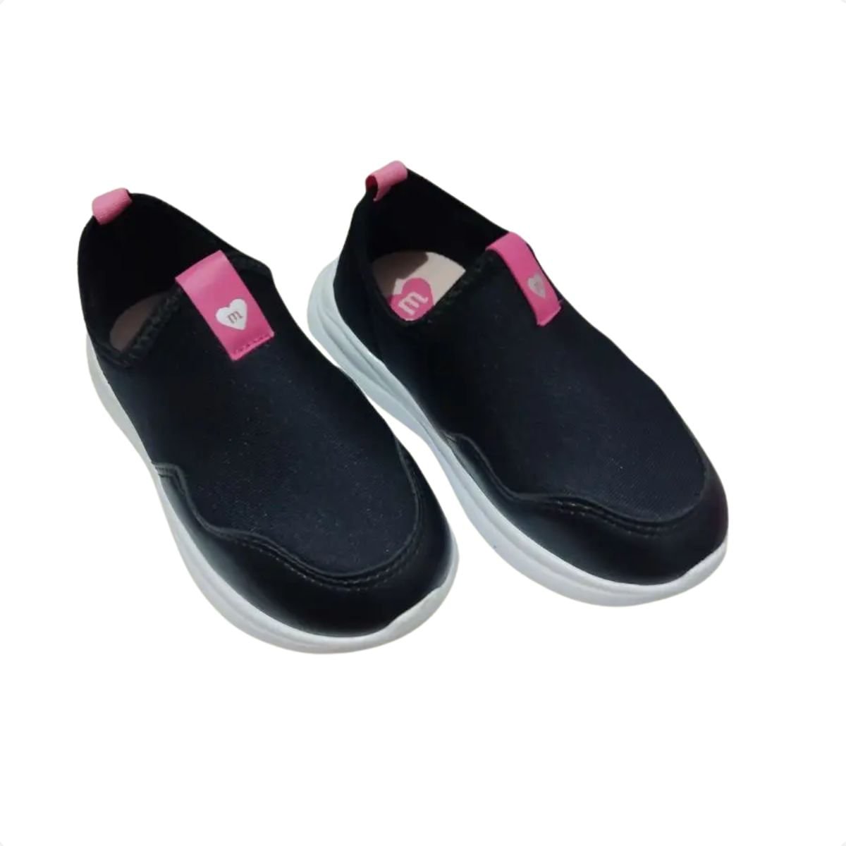 Tênis Running Infantil Molekinha Slip On Preto Preto 3