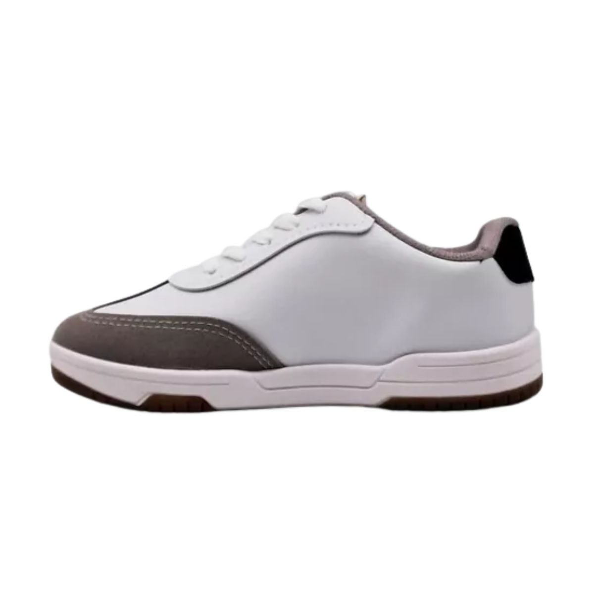 Tenis Casual Infantil Menino Molekinho Branco Branco/Cinza/Preto 5