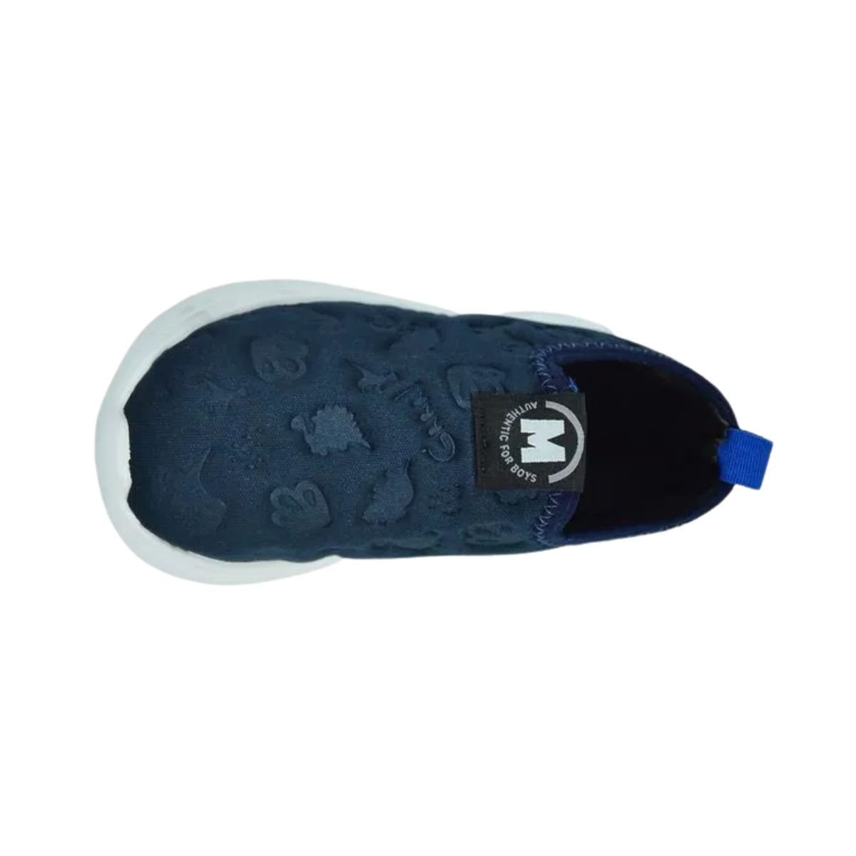 Tênis Running Infantil Molekinho Slip On Azul Azul 5
