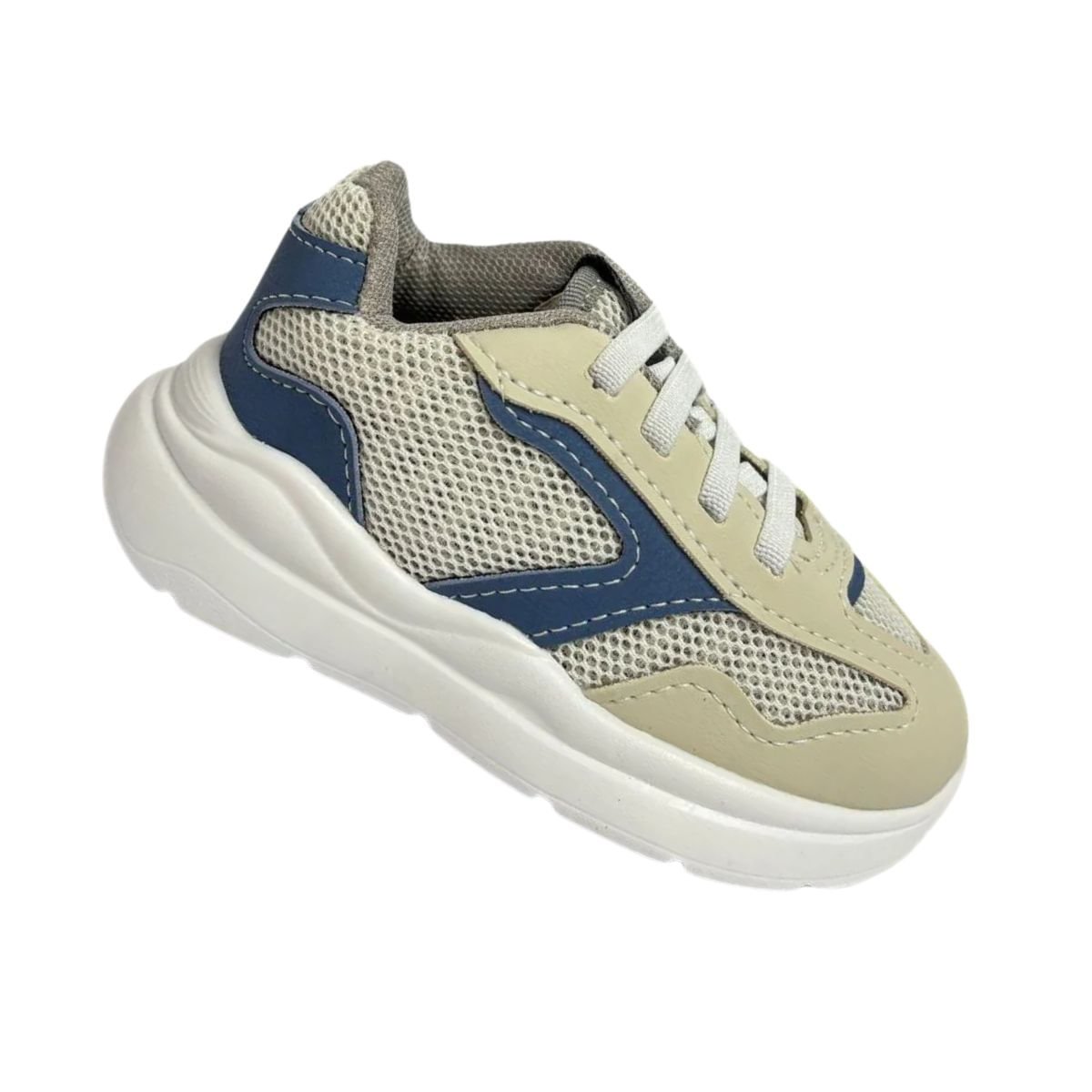 Tenis Running Infantil Molekinho Off White Bege 7