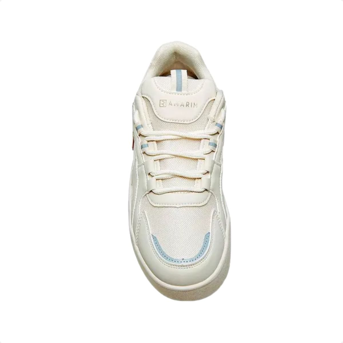 Tênis Moda Feminino Casual Ramarim Off White Branco 3