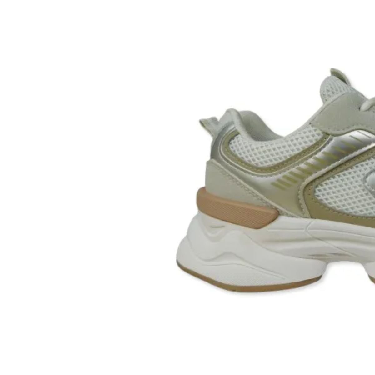 Tênis Moda Feminino Ramarim Chunky Bege Branco 7