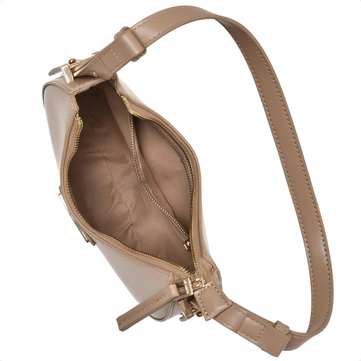 Bolsa Feminina Tiracolo Via Marte Bege Claro Bege 2