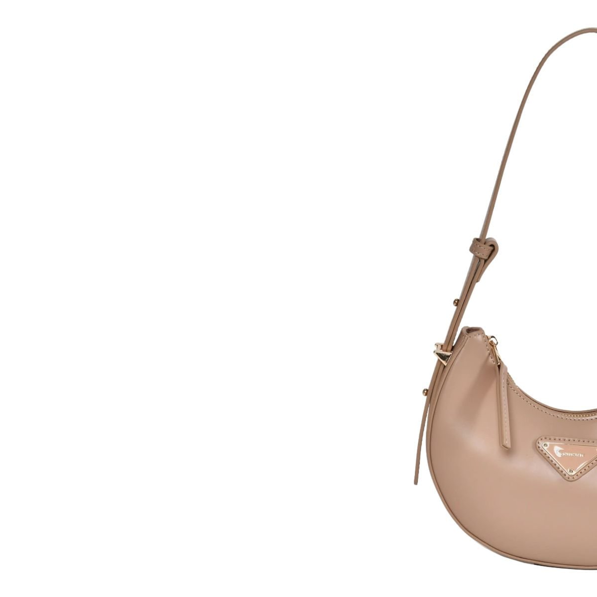 Bolsa Feminina Tiracolo Via Marte Bege Claro Bege 7