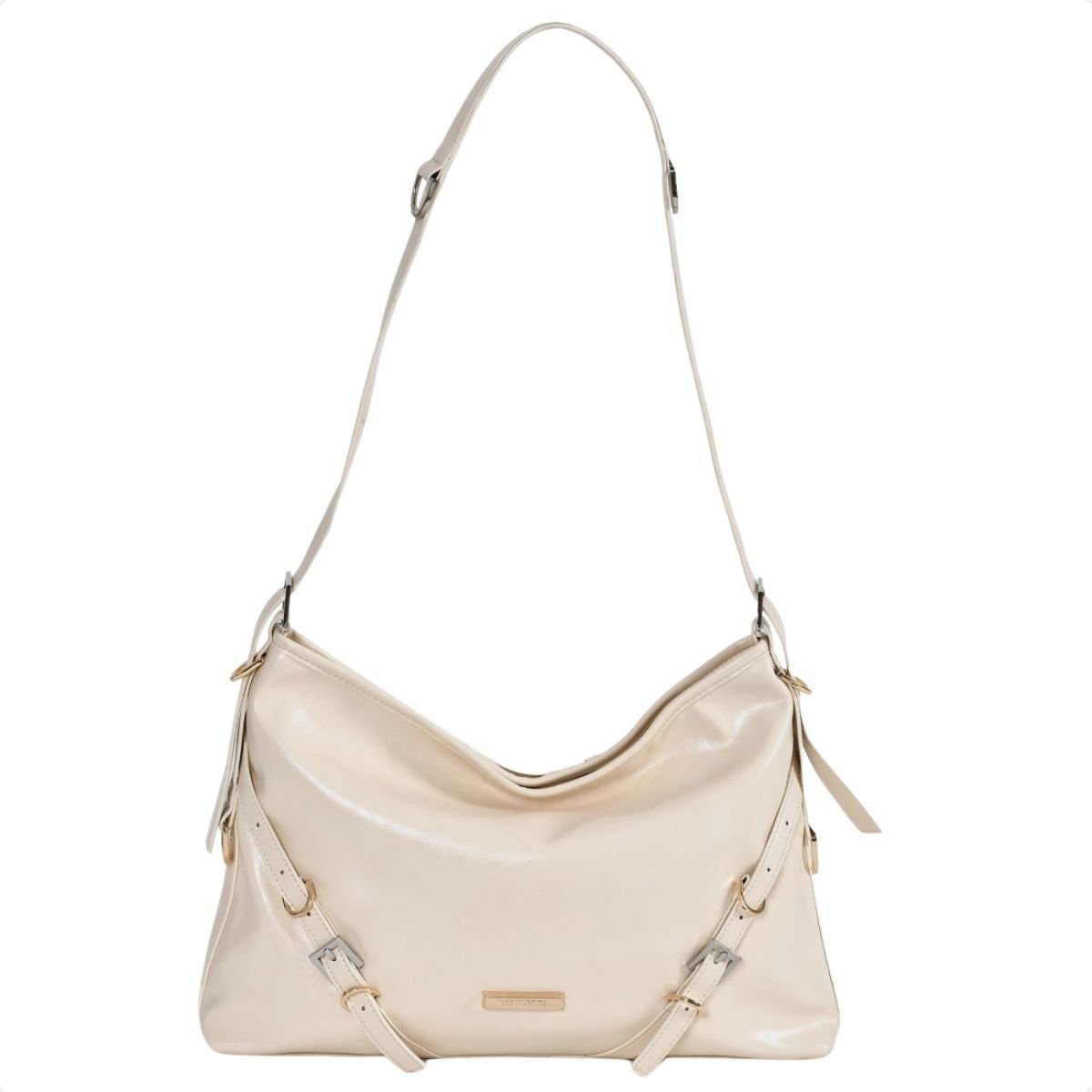 Bolsa Feminina Hobo Via Marte Off White Branco 3