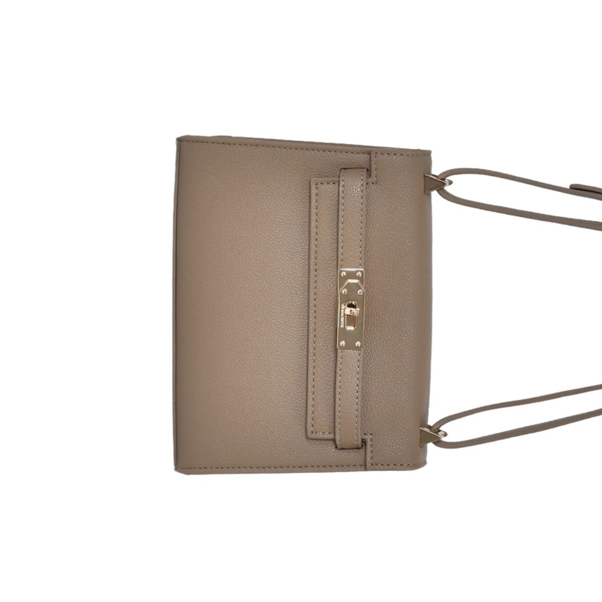 Bolsa Feminina Tote Em Couro Sintético Via Marte Bege Bege 6