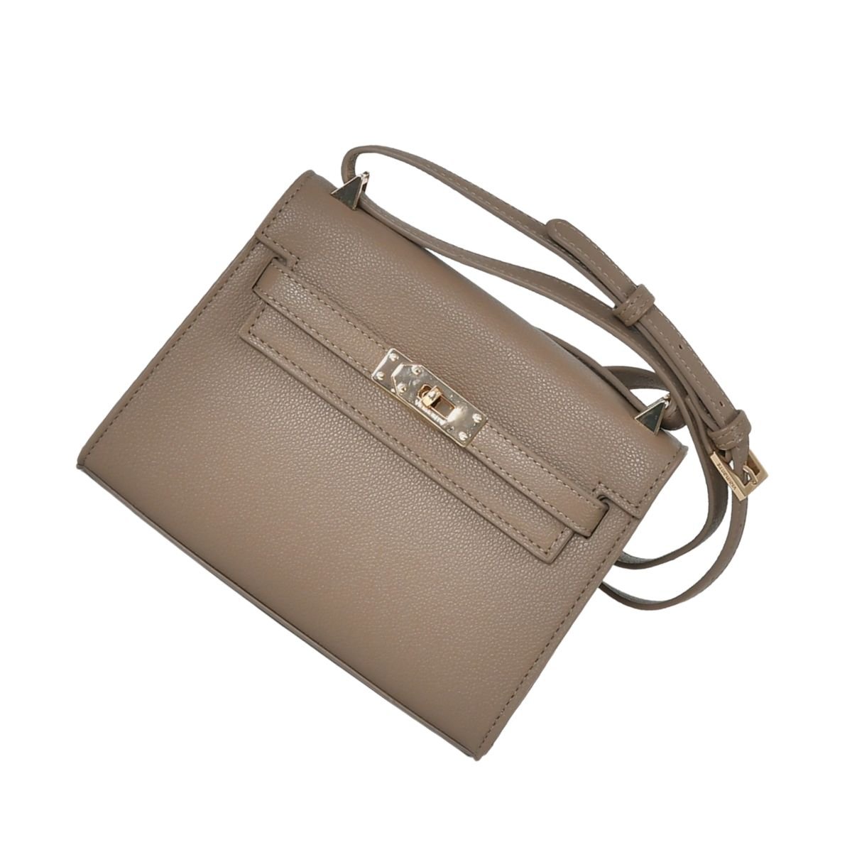 Bolsa Feminina Tote Em Couro Sintético Via Marte Bege Bege 7