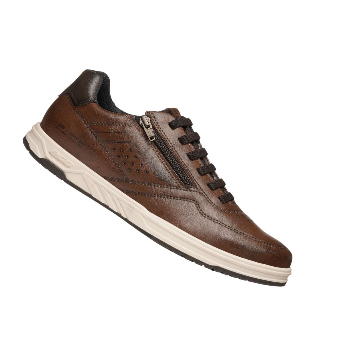 Sapatenis Masculino Pegada  Marrom Marrom 6