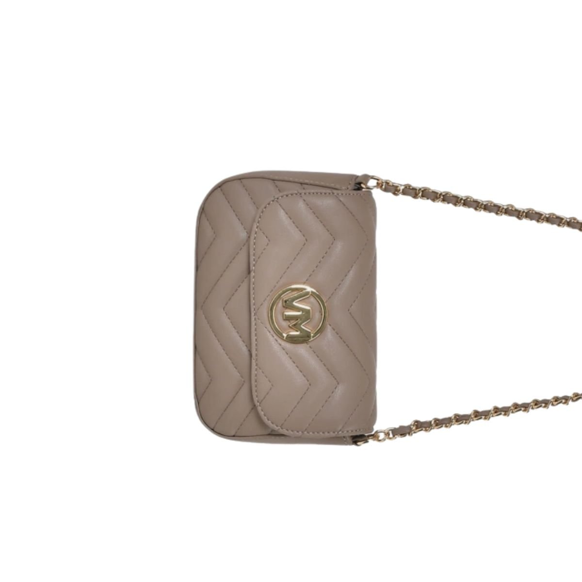 Bolsa Feminina Transversal Via Marte Bege Bege 5