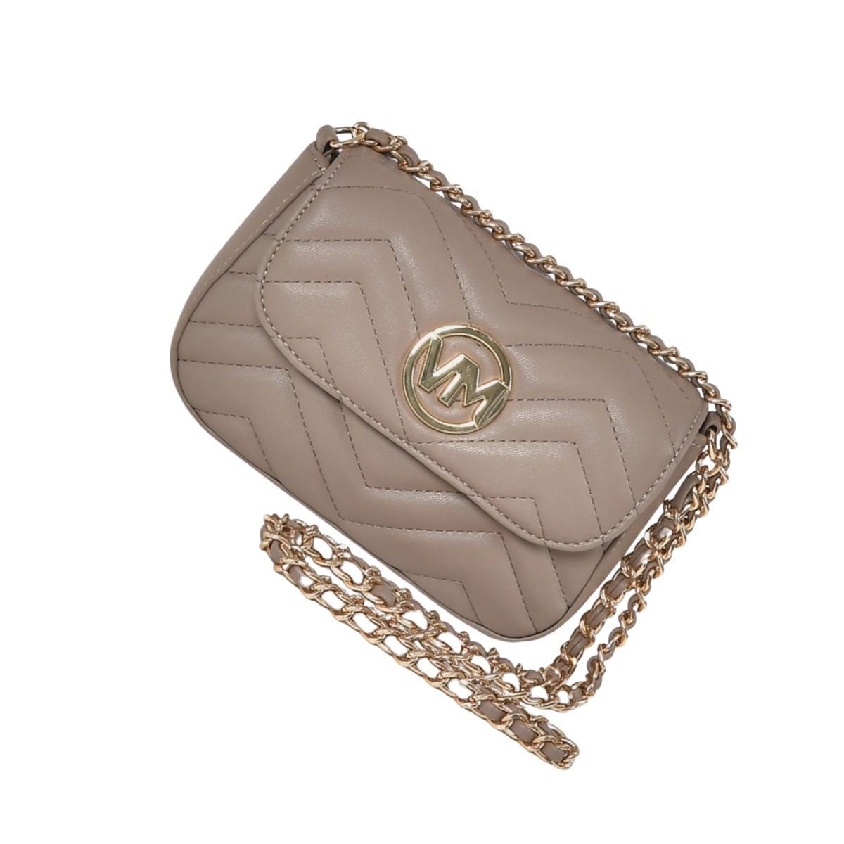 Bolsa Feminina Transversal Via Marte Bege Bege 6