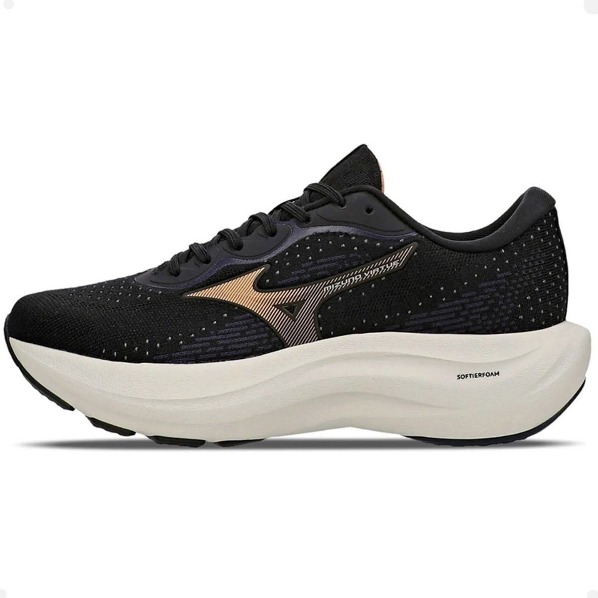 Tênis Running Feminino Mizuno Virtue Preto Preto 3