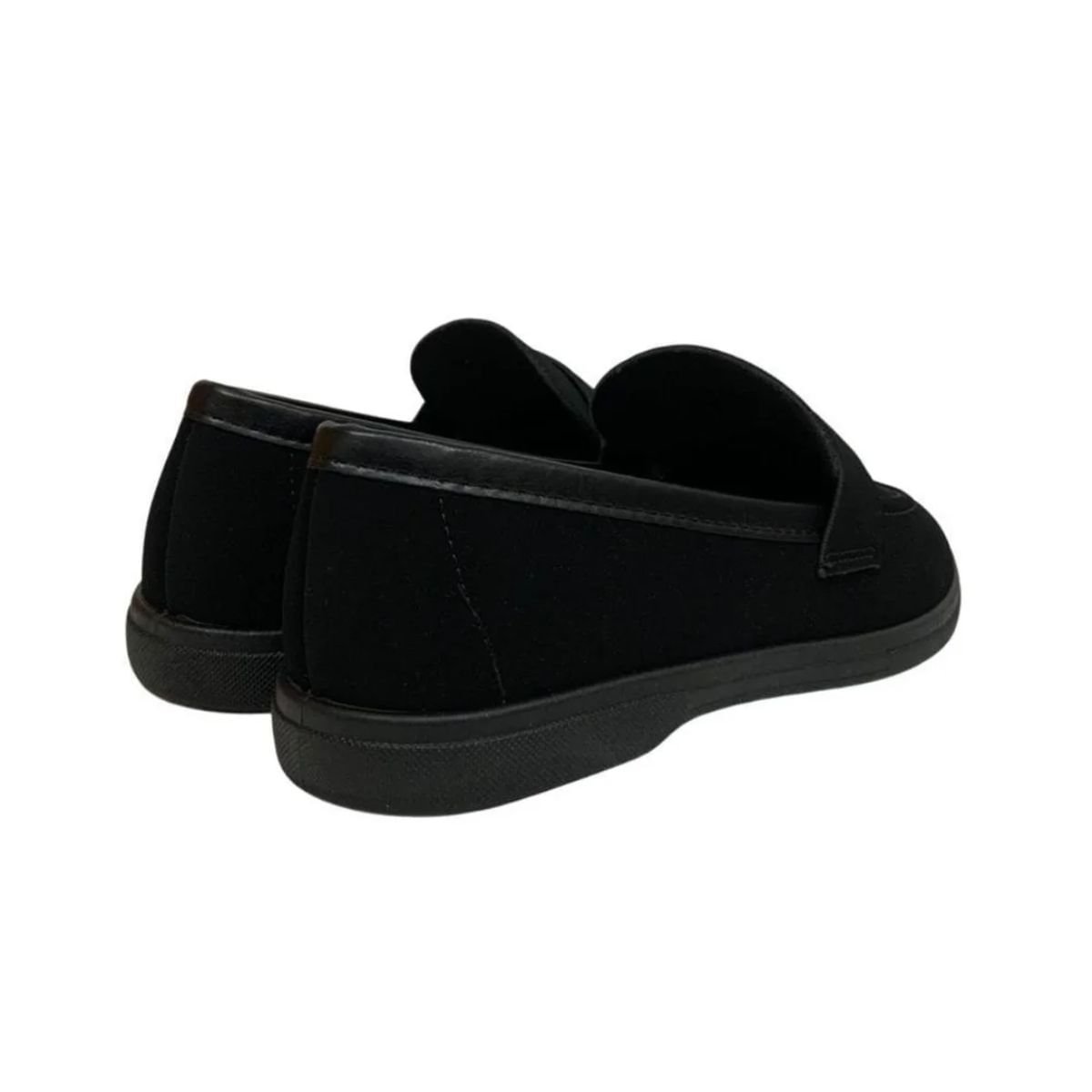 Sapato Feminino Mocassim Moleca Preto Preto 5