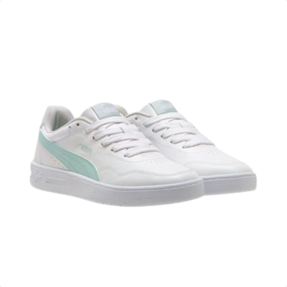 Tênis Casual Feminino Puma Court Lally Bdp Branco Branco 2