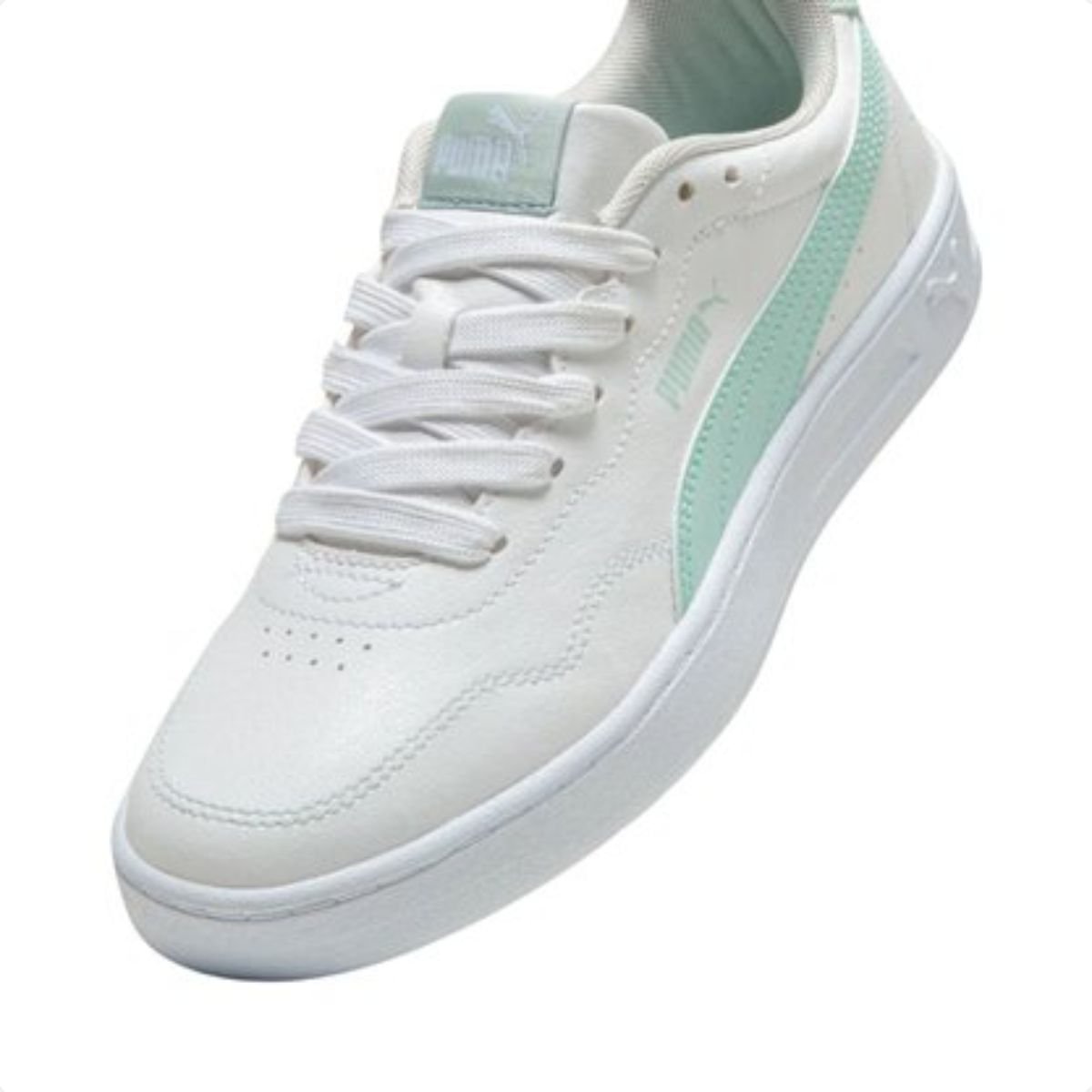 Tênis Casual Feminino Puma Court Lally Bdp Branco Branco 3