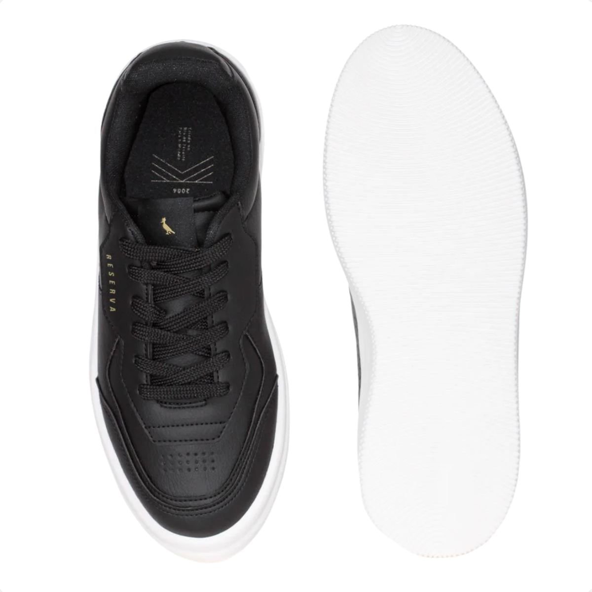 Sapatênis Masculino Reserva Troy Preto Preto 3