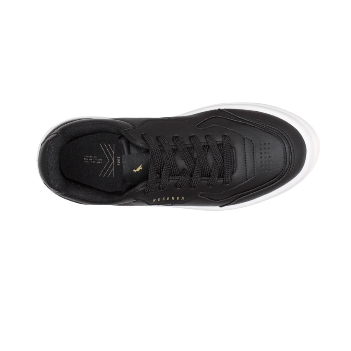 Sapatênis Masculino Reserva Troy Preto Preto 5