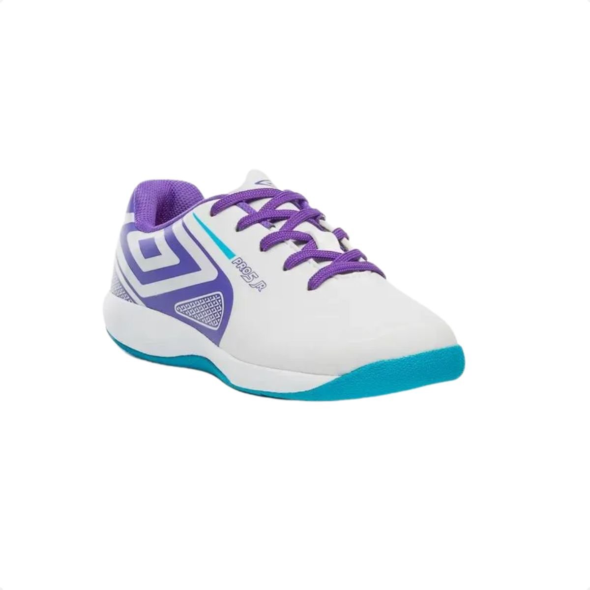 Chuteira Indoor Infantil Umbro Pro 5 Jr Branco Branco 2