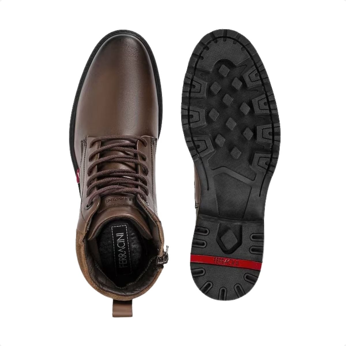 Bota Masculina Coturno Ferracini Marrom Marrom 3