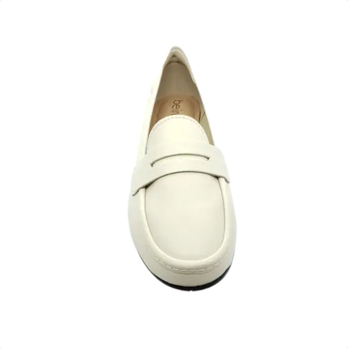 Sapato Feminino Mocassim Beira Rio Branco Off Off White 3