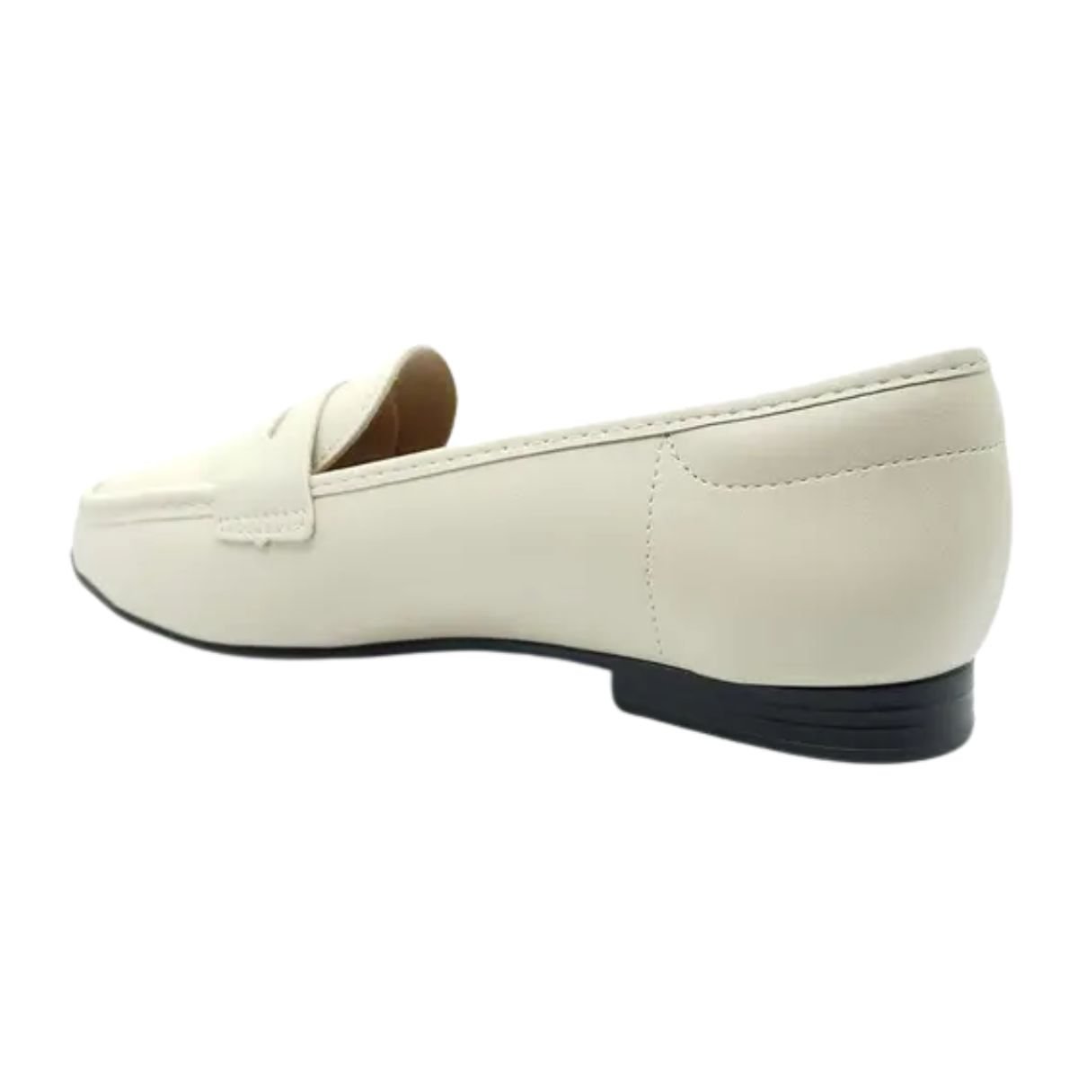 Sapato Feminino Mocassim Beira Rio Branco Off Off White 5