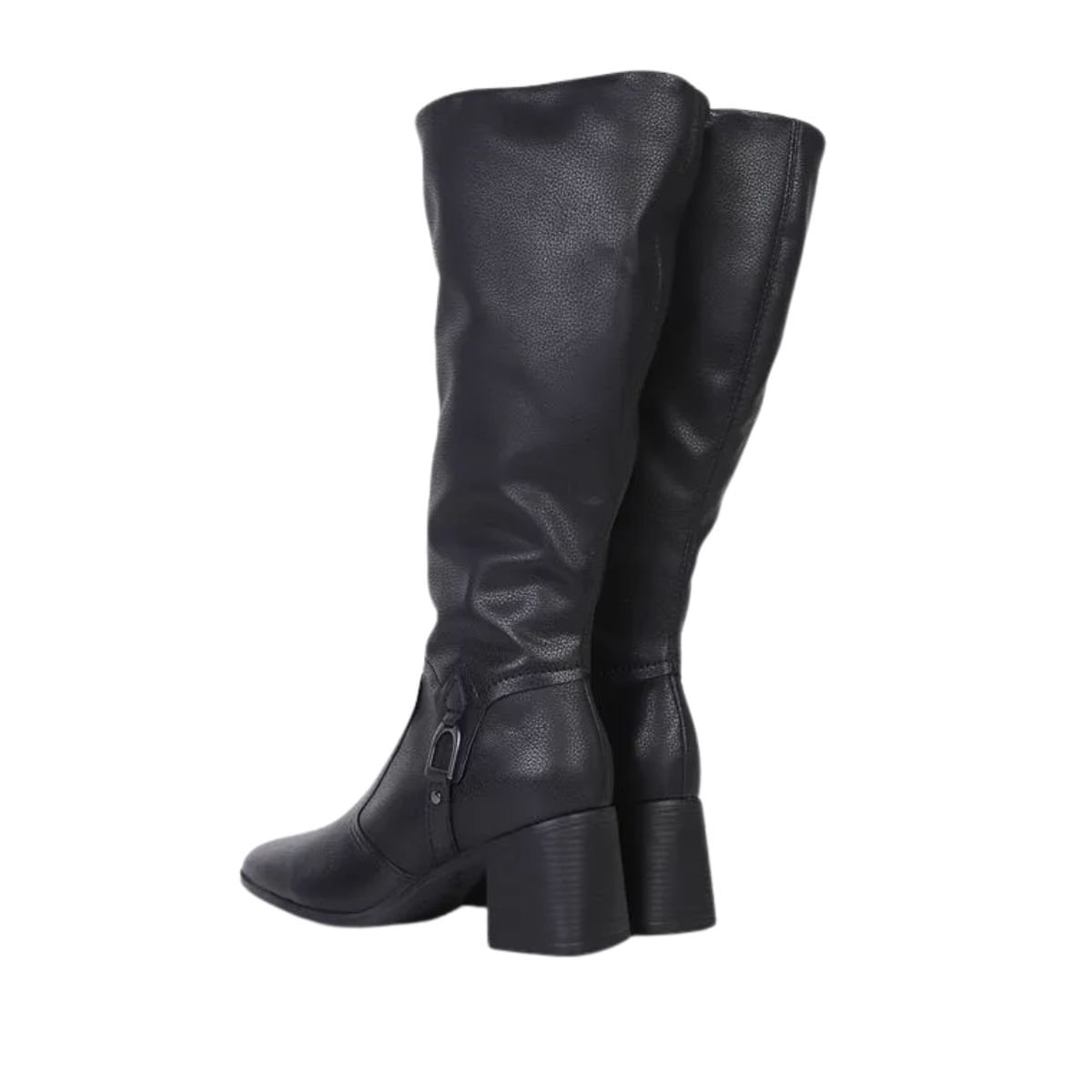 Bota Feminina Montaria Bottero Em Couro Preta Preto 4