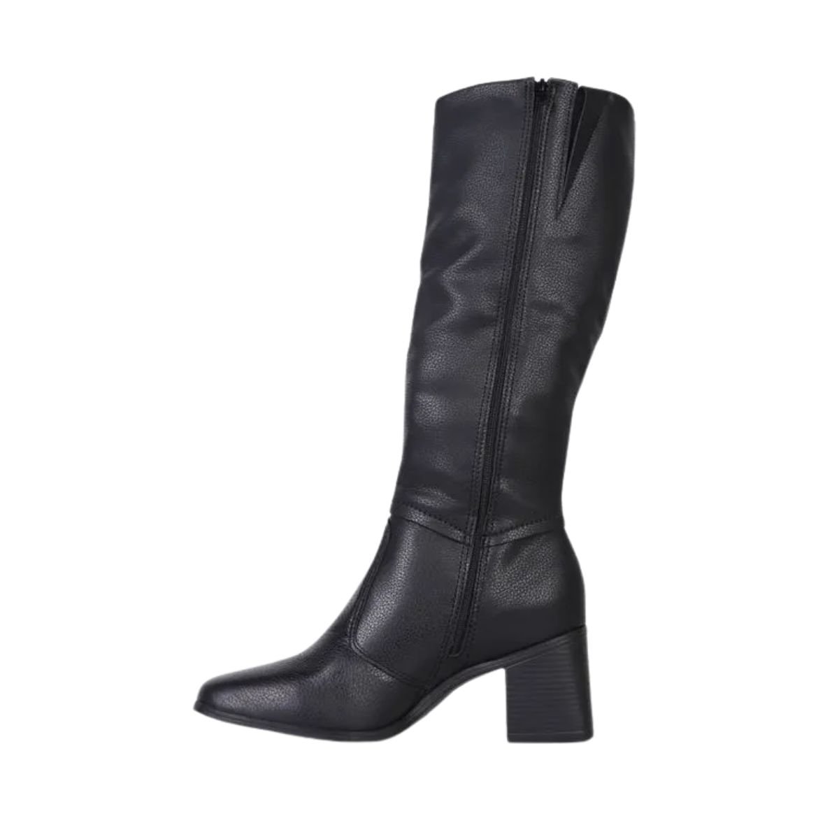 Bota Feminina Montaria Bottero Em Couro Preta Preto 5