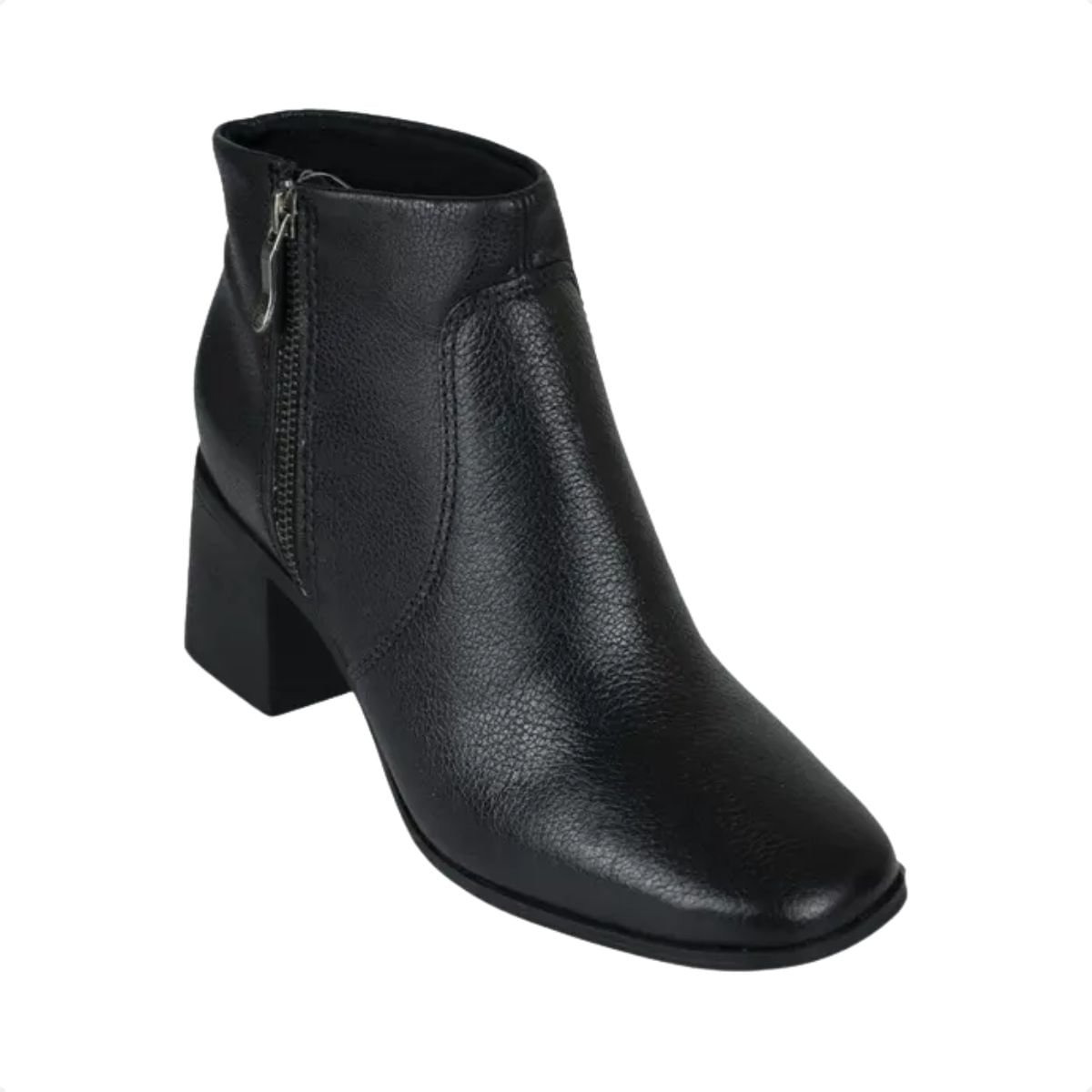 Bota Feminina Cano Baixo Bottero Ravena Preta Preto 2