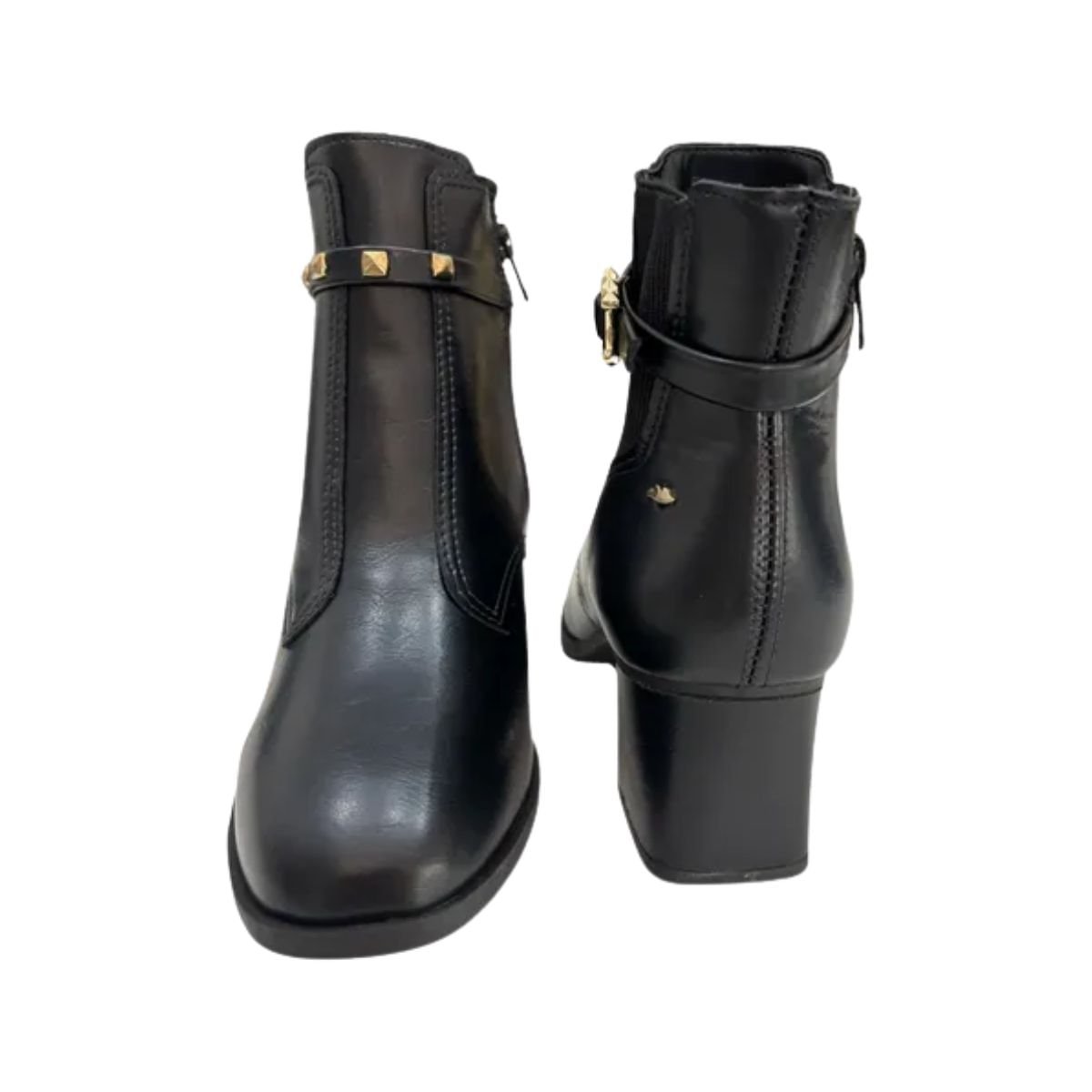 Bota Feminina Cano Baixo Vieri Dakota Preta Preto 4