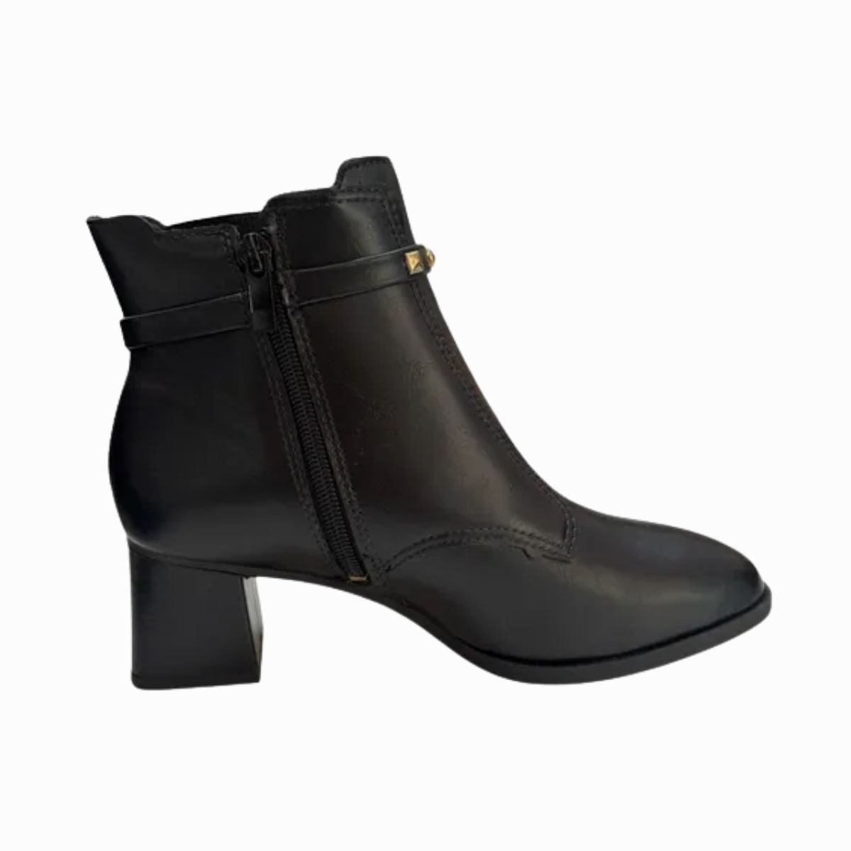 Bota Feminina Cano Baixo Vieri Dakota Preta Preto 5