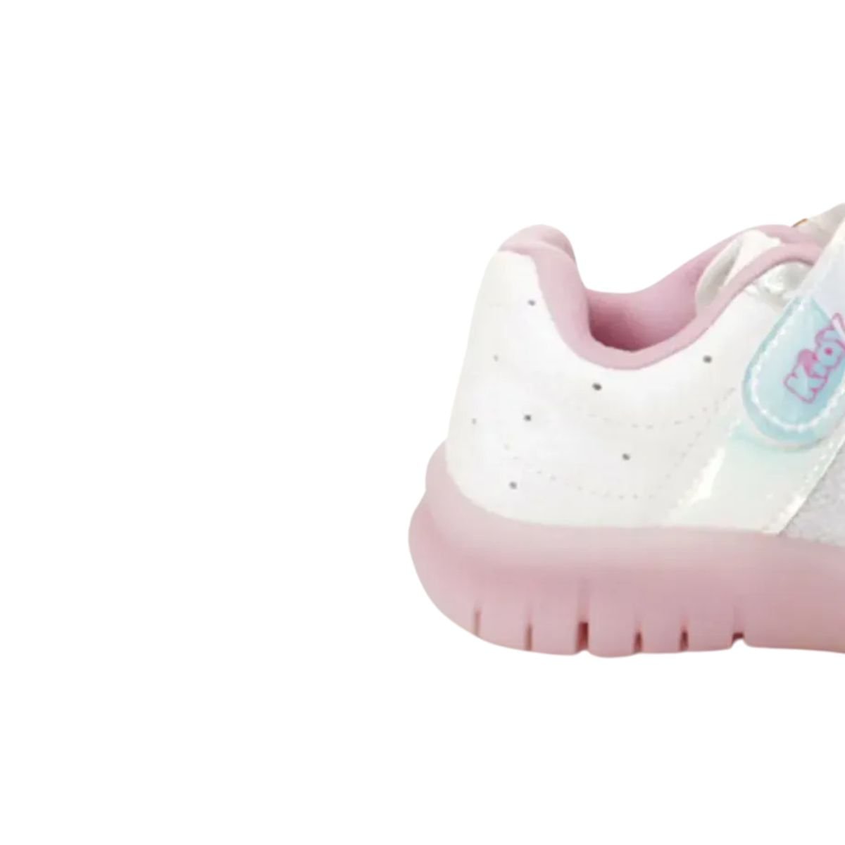Tênis Running Infantil Kidy Led Branco E Rosa Branco/Rosa 7