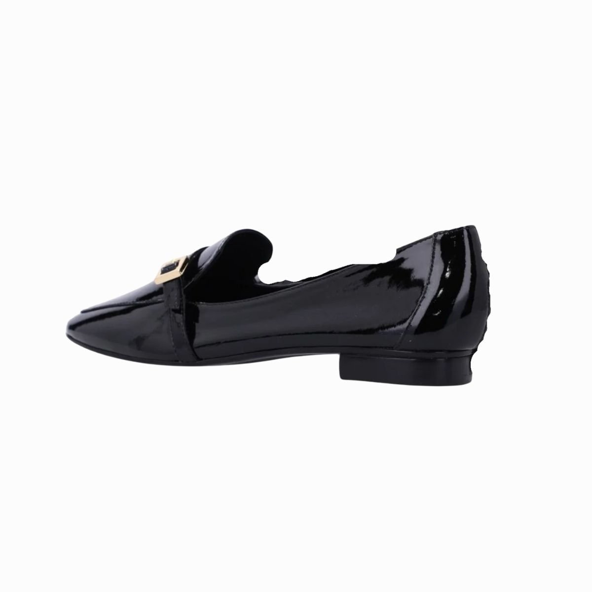 Sapato Feminino Mocassim Loafer Luz Da Lua Preto Preto 5