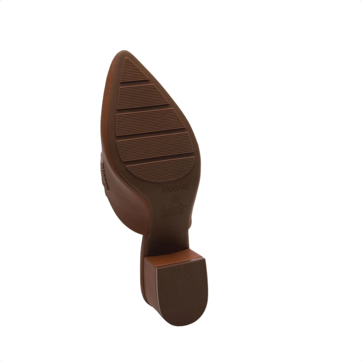 Sapato Feminno Mule Salto Médio Modare Marrom Marrom 3